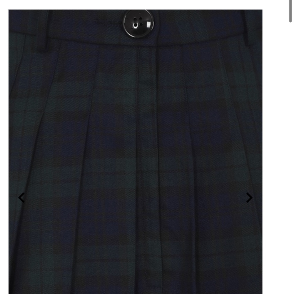 NWT Collectif Daria Blackwatch Pleated Mini Skirt - Picture 5 of 10